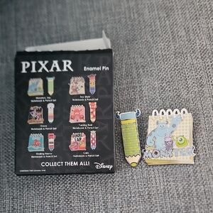 Disney Pixar Monsters Inc. Enamel Pin Set